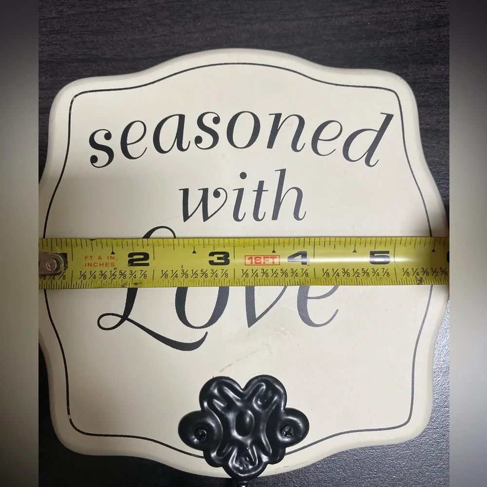 Seasoned with love hanger coat hook